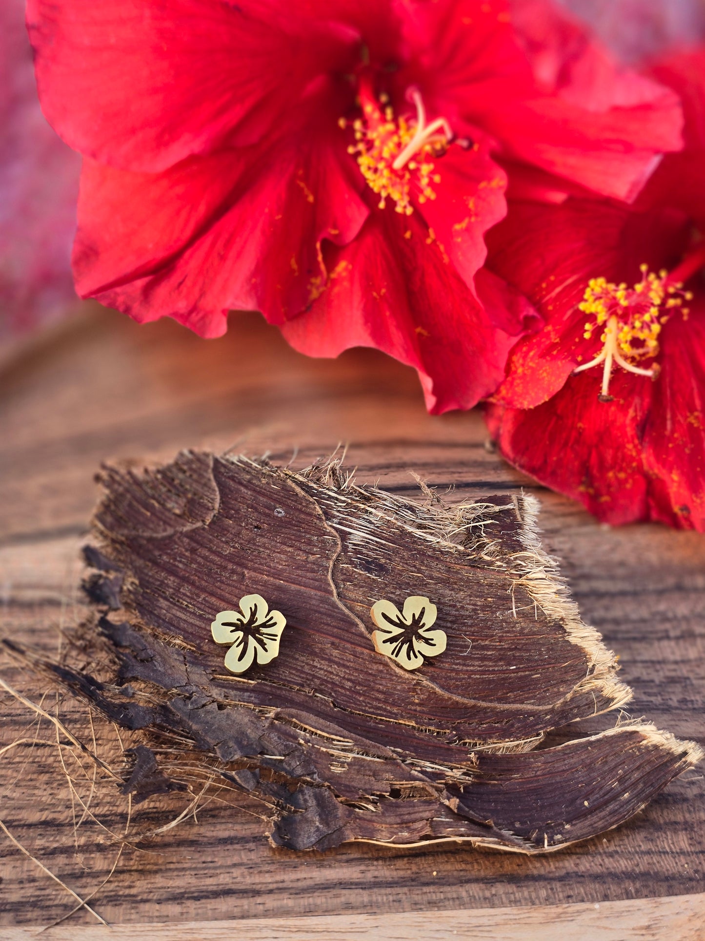 Hibiscus mini studs